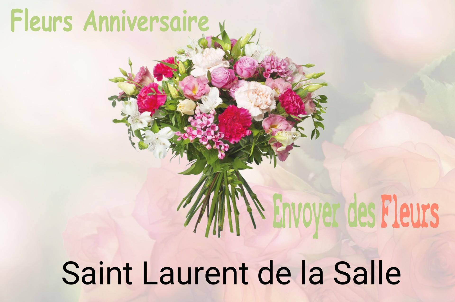 Bouquet de fleurs d’anniversaire livré à Saint-Laurent-de-la-Salle